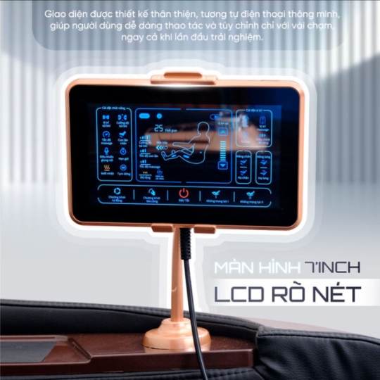 Ghế Massage Lifesport LS-379 – Đen Nâu