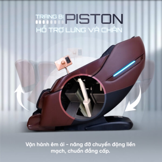 Ghế Massage Lifesport LS-379 – Đen Nâu