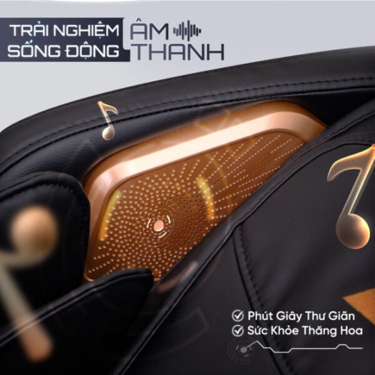 Ghế Massage Lifesport LS-379 – Đen Nâu Đỏ