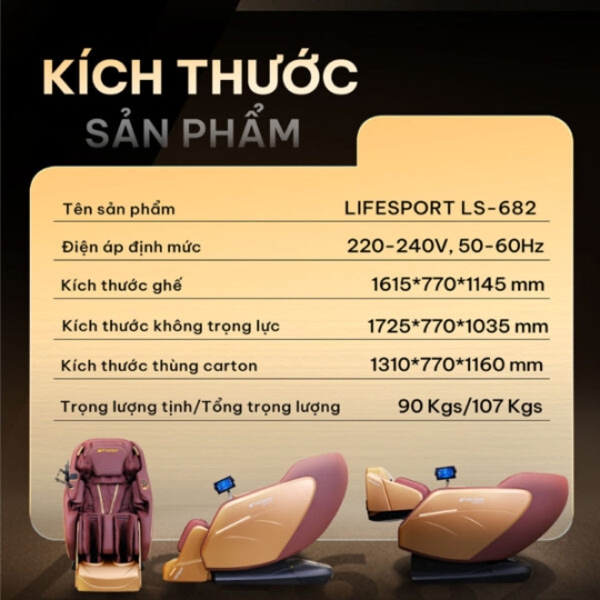 Ghế Massage Lifesport LS-682